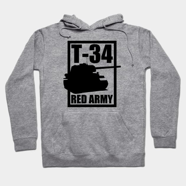 T-34 Tank Hoodie by Firemission45